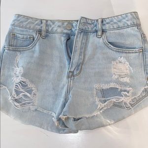 light blue pacsun shorts